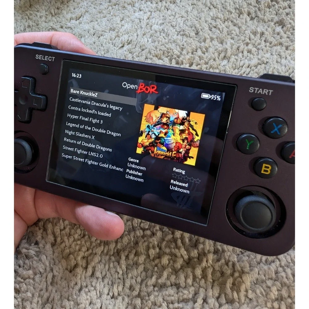 Anbernic RG353M‎ Handheld Retro Gaming Console w/ Game Libraries 3.5 IPS Screen